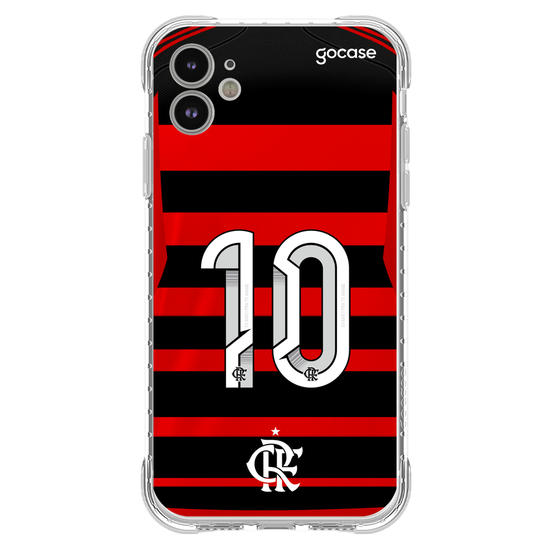 Capinha para celular  Flamengo - Uniforme 1 2024 Personalizado
