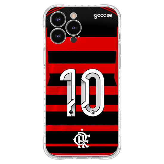 Capinha para celular  Flamengo - Uniforme 1 2024 Personalizado