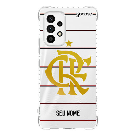 Capinha para celular Flamengo Uniforme 2 2023 Escudo