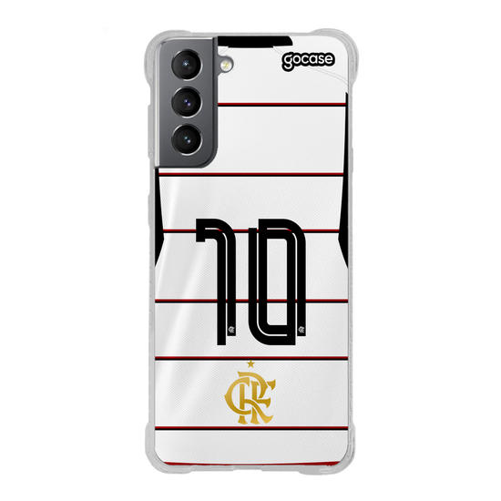 Capinha para celular Flamengo Uniforme 2 2023 Personalizado