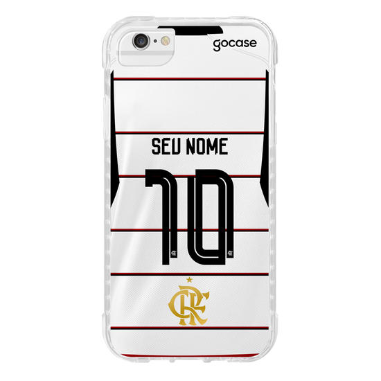 Capinha para celular Flamengo Uniforme 2 2023 Personalizado
