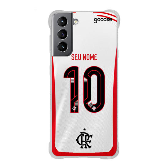 Capinha para celular  Flamengo - Camisa 2 2024 Costas