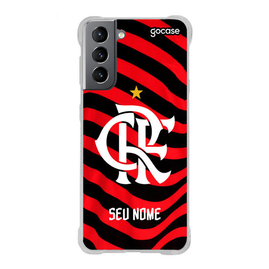 Capinha para celular Flamengo Uniforme 3 2022 Escudo