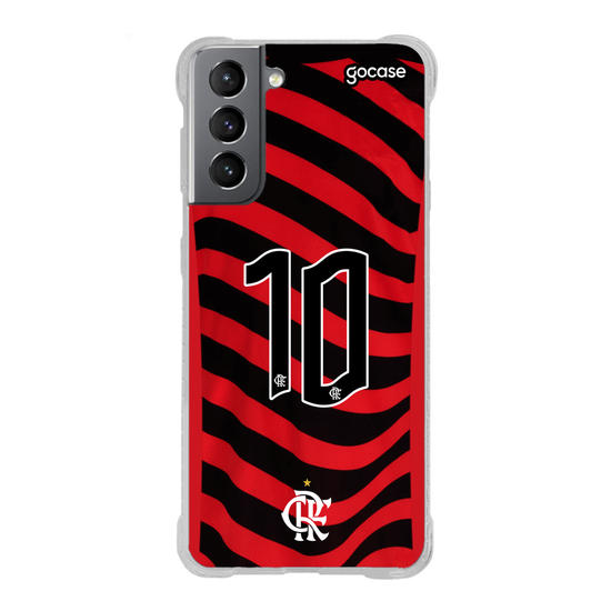 Capinha para celular Flamengo Uniforme 3 2022 Personalizado