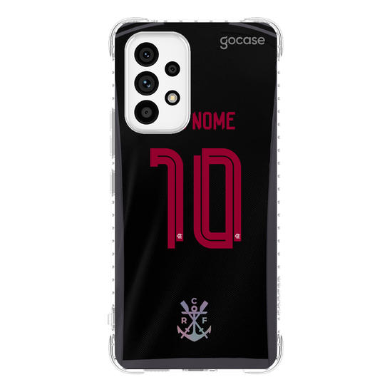 Capinha para celular Flamengo Uniforme 3 2023 Personalizado