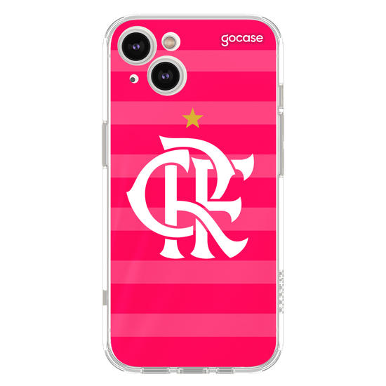 Flamengo - Uniforme Outubro Rosa 2022 Escudo