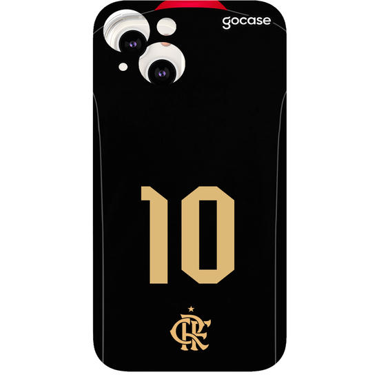 Capinha para celular Flamengo - Uniforme Preto