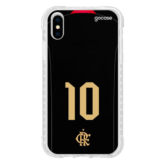 Capinha para celular Flamengo - Uniforme Preto