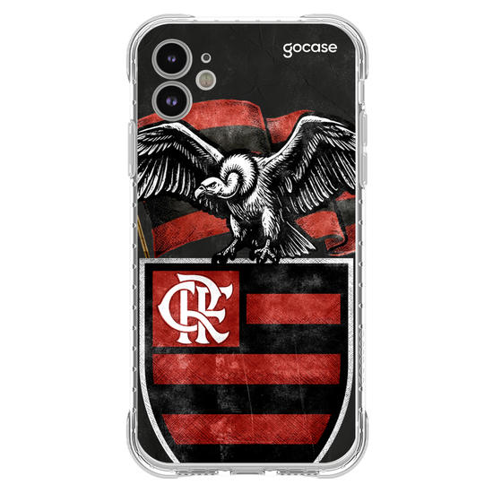 Capinha para celular  Flamengo - Urubu Hachuras