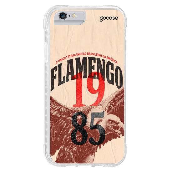 Capinha para celular  Flamengo - Vulture vintage - red