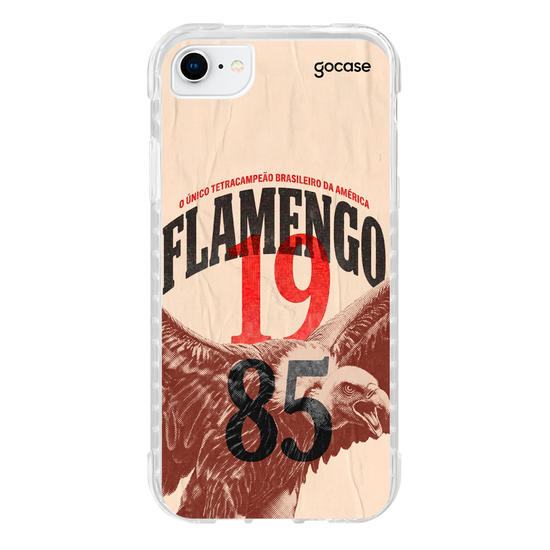 Capinha para celular  Flamengo - Vulture vintage - red