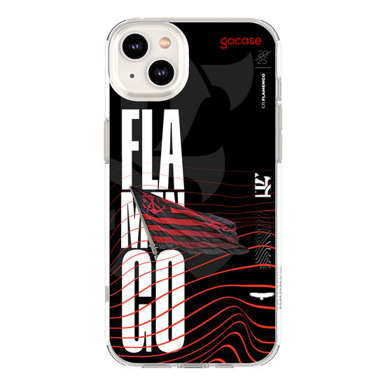 Capinha para celular  Flamengo - Waves and Flag 2025