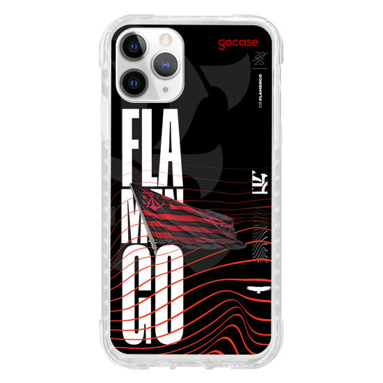 Capinha para celular  Flamengo - Waves and Flag 2025
