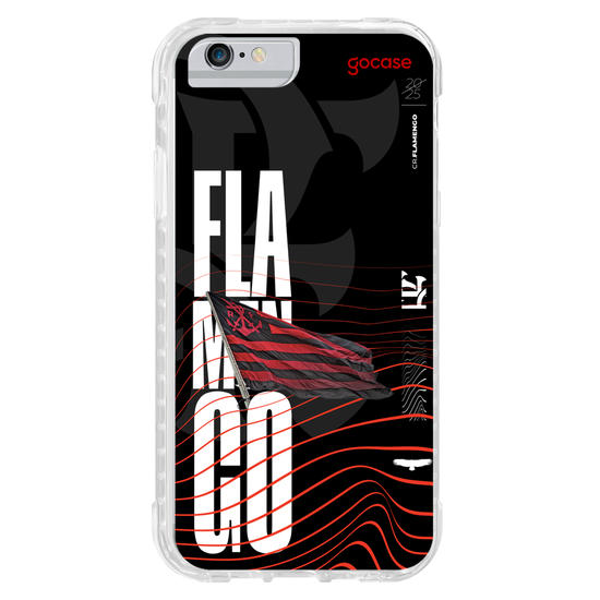 Capinha para celular  Flamengo - Waves and Flag 2025
