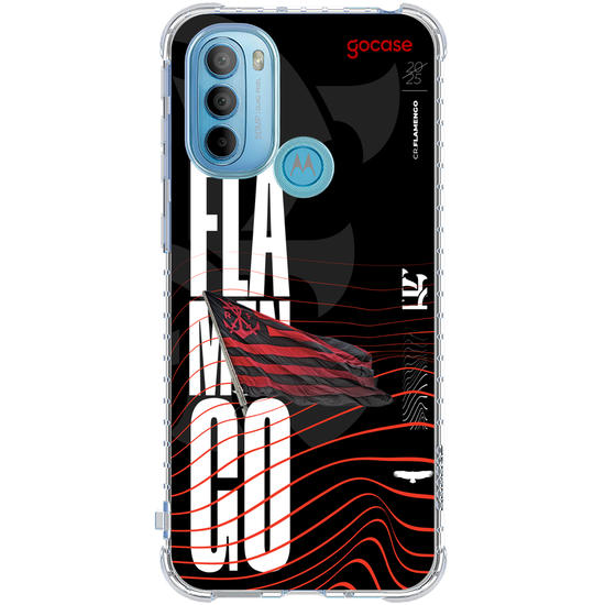 Capinha para celular  Flamengo - Waves and Flag 2025