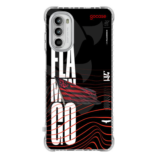 Capinha para celular  Flamengo - Waves and Flag 2025