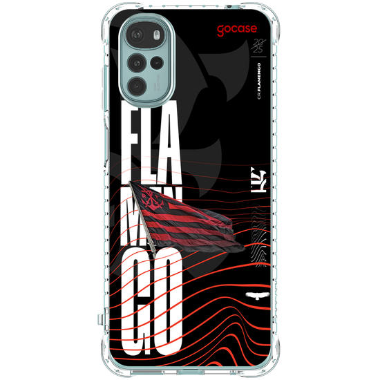 Capinha para celular  Flamengo - Waves and Flag 2025