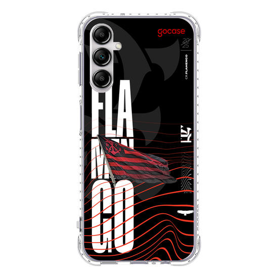 Capinha para celular  Flamengo - Waves and Flag 2025