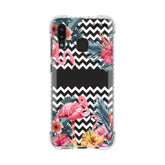 Capinha para celular Flamingos Decor Manuscrita