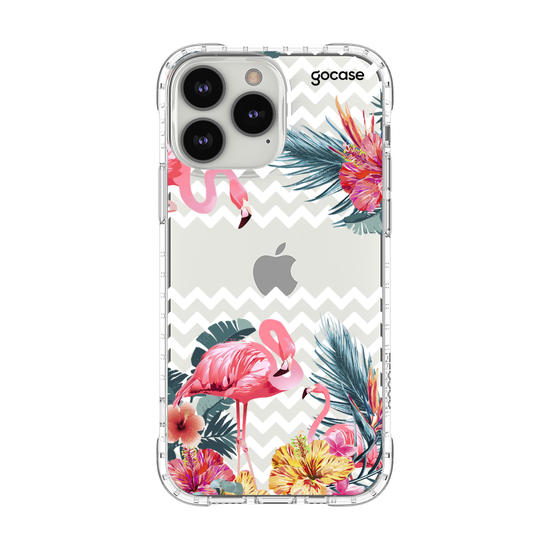 Capinha para celular Flamingos Decor Manuscrita