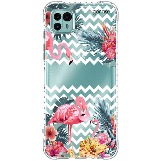 Capinha para celular Flamingos Decor Manuscrita
