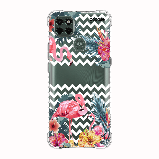 Capinha para celular Flamingos Decor Manuscrita
