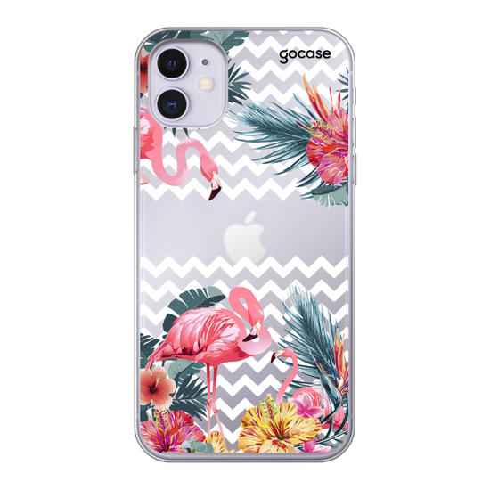 Flamingos Decor Handwritten Phone Case