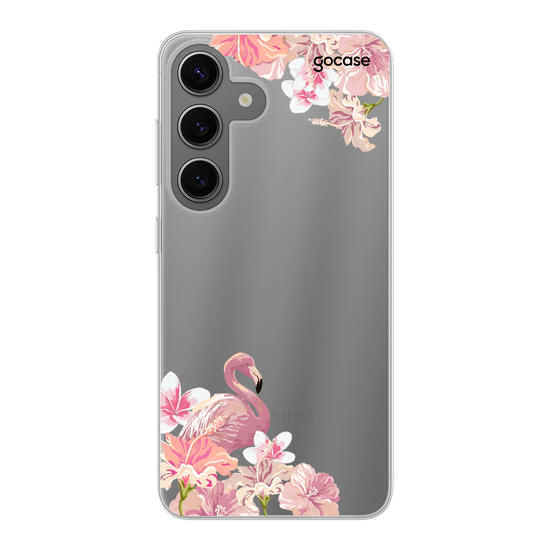 Flamingos Pink Initial Phone Case