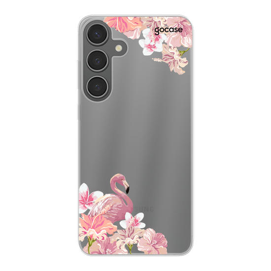 Flamingos Pink Initial Phone Case