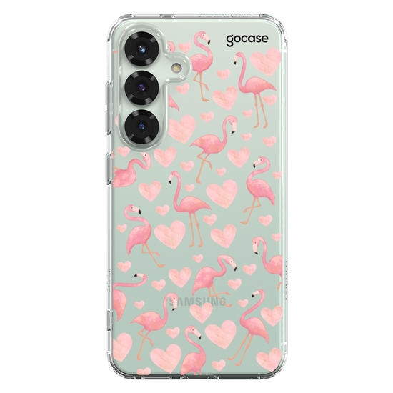 Capinha para celular Flamingos