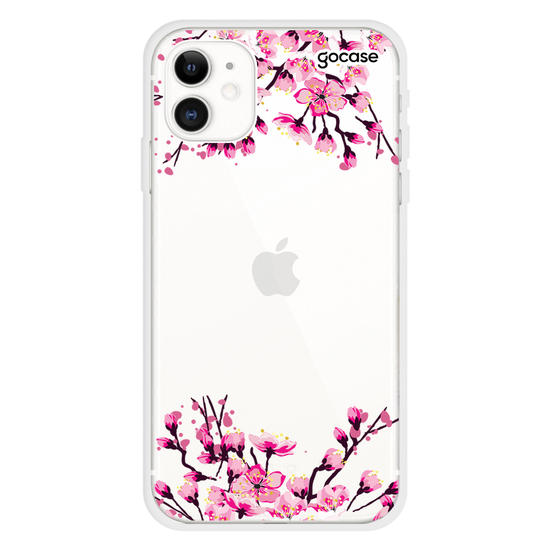 Cherry Blossoms Initial Pink Phone Case