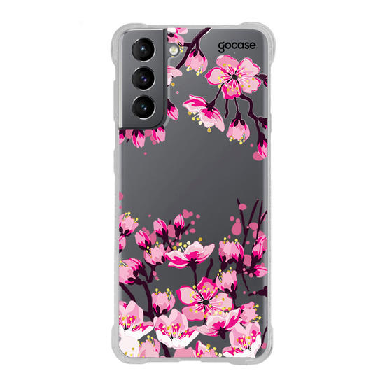 Capinha para celular Flor de cerejeira Manuscrita