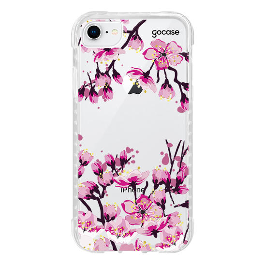 Capinha para celular Flor de cerejeira Manuscrita