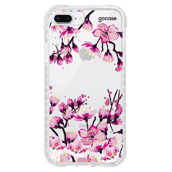 Capinha para celular Flor de cerejeira Manuscrita