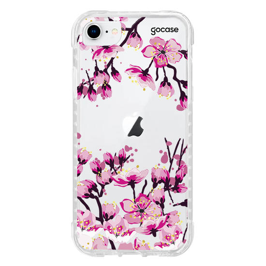 Capinha para celular Flor de cerejeira Manuscrita