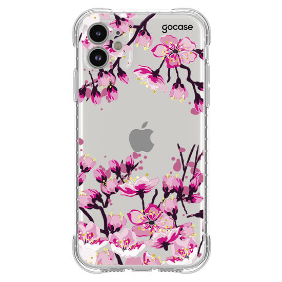 Capinha para celular Flor de cerejeira Manuscrita