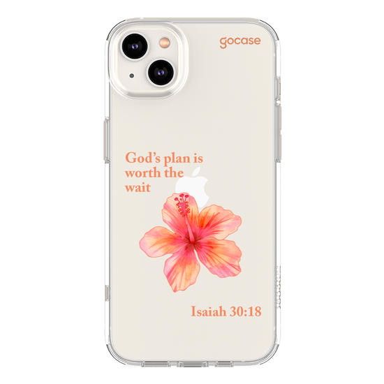 Capinha para celular  Flor Hibisco Salmo