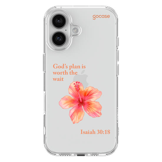 Capinha para celular  Flor Hibisco Salmo