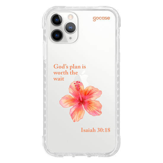 Capinha para celular  Flor Hibisco Salmo