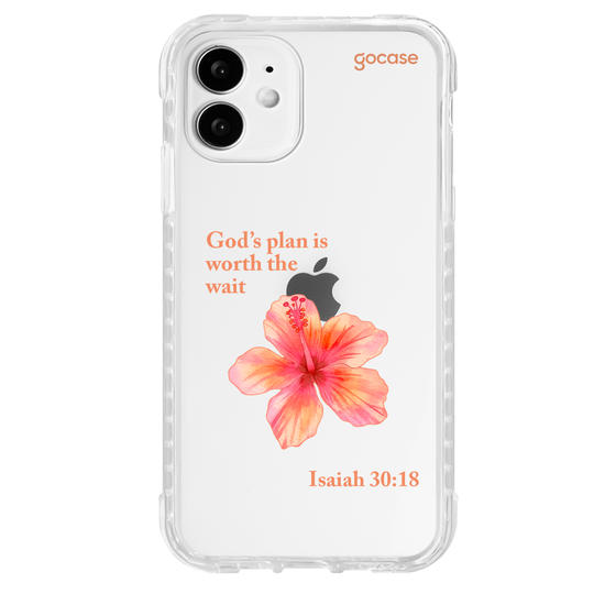 Capinha para celular  Flor Hibisco Salmo