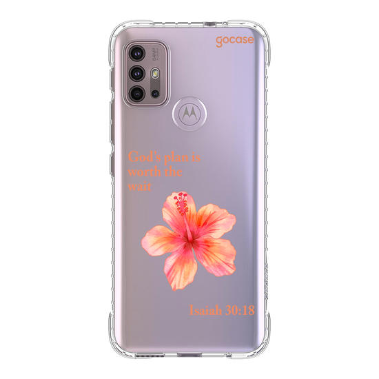 Capinha para celular  Flor Hibisco Salmo