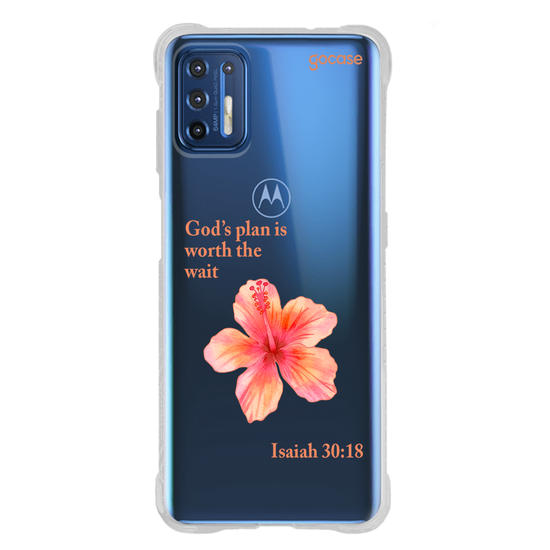 Capinha para celular  Flor Hibisco Salmo