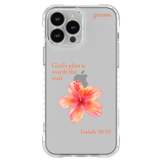 Capinha para celular  Flor Hibisco Salmo