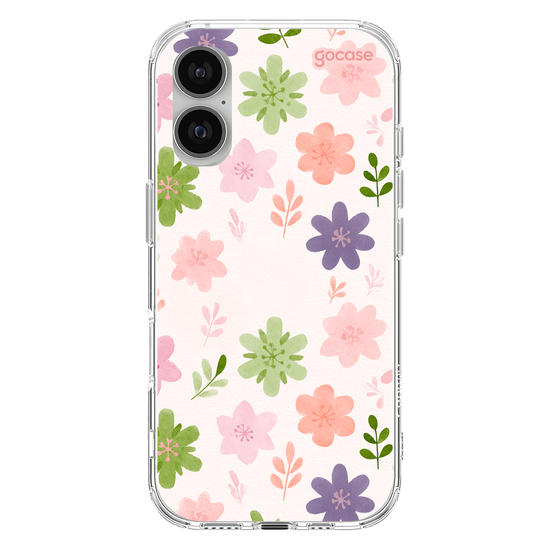 Capinha para celular  Flora Aquarela