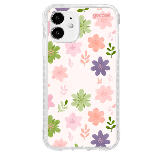 Capinha para celular  Flora Aquarela