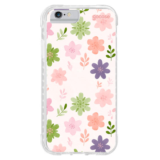 Capinha para celular  Flora Aquarela