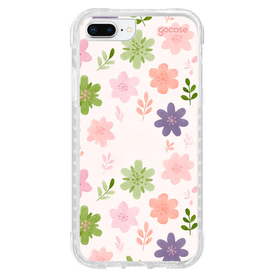 Capinha para celular  Flora Aquarela