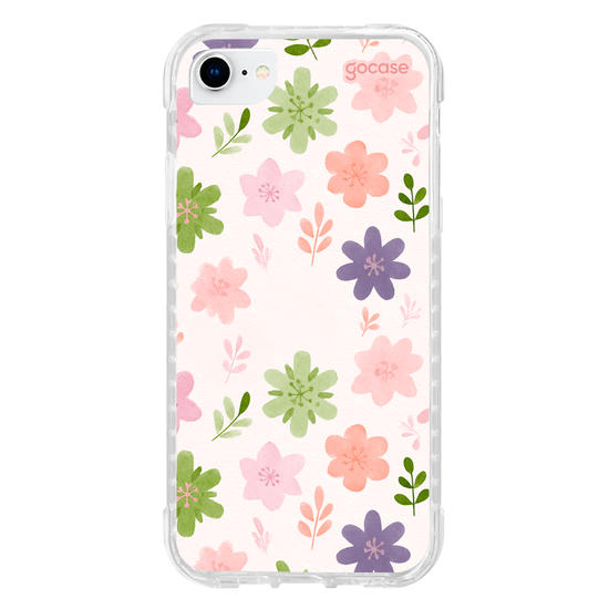 Capinha para celular  Flora Aquarela