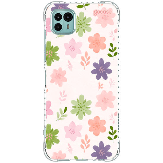 Capinha para celular  Flora Aquarela
