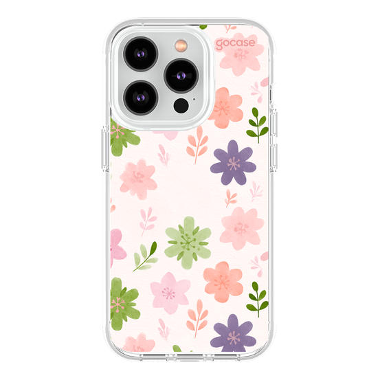 Capinha para celular  Flora Aquarela
